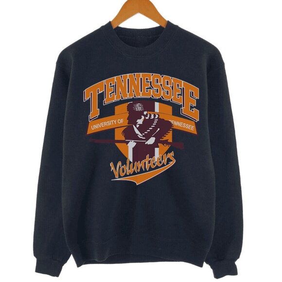Vintage 90s University of Tennessee Volunteers Football Sweatshirt, NCAA Shirt - Picture 1 of 2
